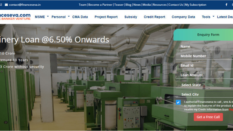 Machineries Loans For Startups