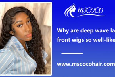 Why are deep wave lace front wigs so well-liked?