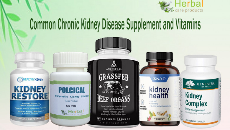 Common Chronic Kidney Disease Supplement and Vitamins