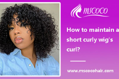 How to maintain a short curly wig’s curl?