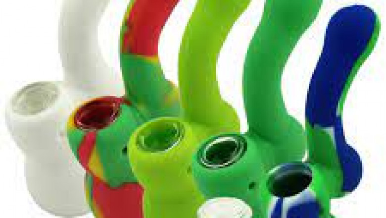 Silicone Bubblers Glass Water Pipes