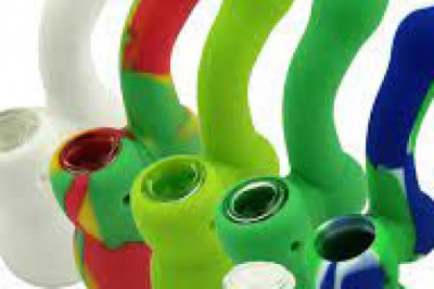 Silicone Bubblers Glass Water Pipes