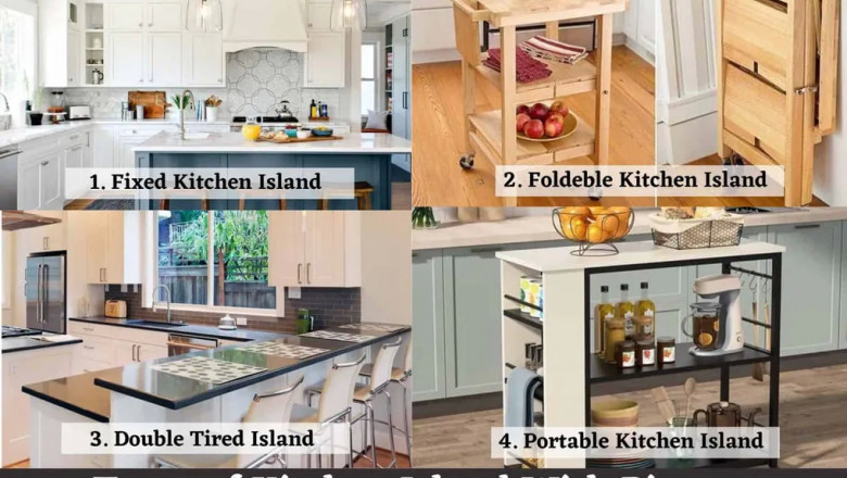 5 Types of Kitchen Island | Top Kitchen Island Styles