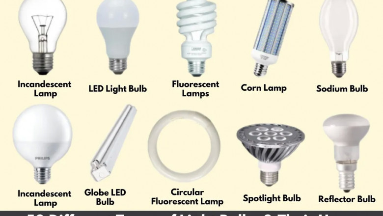 50 Types Of Light Bulbs | Incandescent Light Bulb