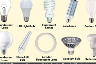 50 Types Of Light Bulbs | Incandescent Light Bulb