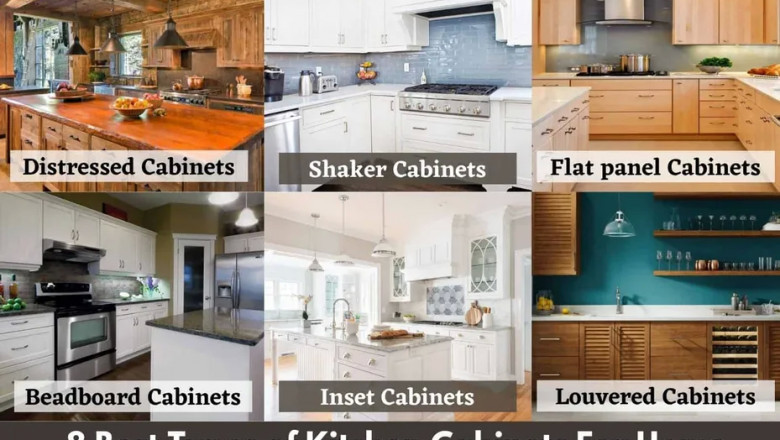 8 Types of Kitchen Cabinets | Types Of Kitchen Cupboards