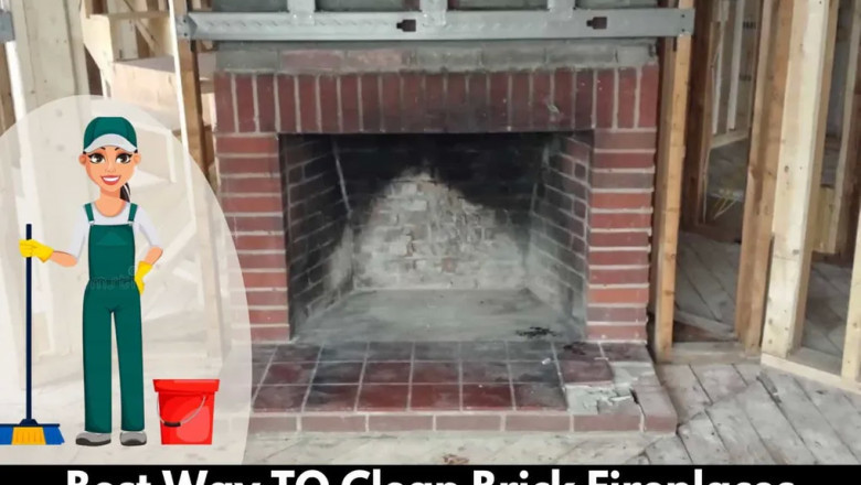 How To Clean Brick Fireplace | How To Clean Soot Off Bricks