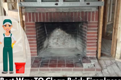 How To Clean Brick Fireplace | How To Clean Soot Off Bricks