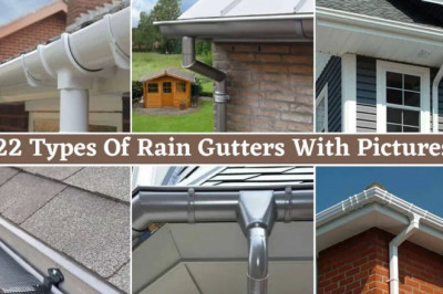 Types Of Gutters | 22 Different Types of Gutters | Rain Gutter Downspout