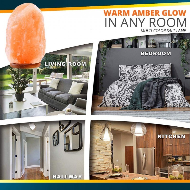 Himalayan Glow USB Multicolor Salt Lamp