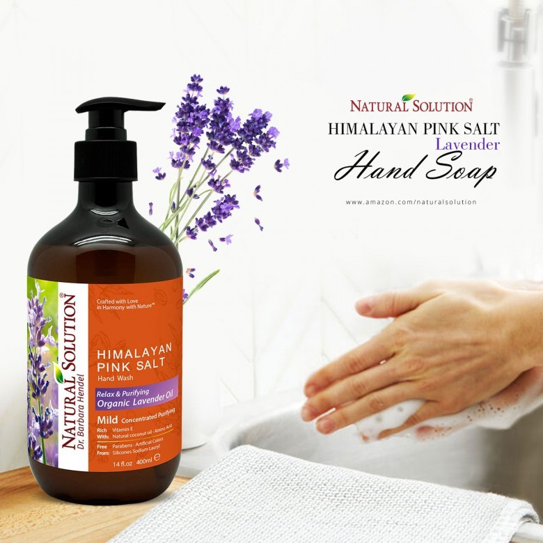 Natural Solution Himalayan Pink Salt Lavender Hand Soap