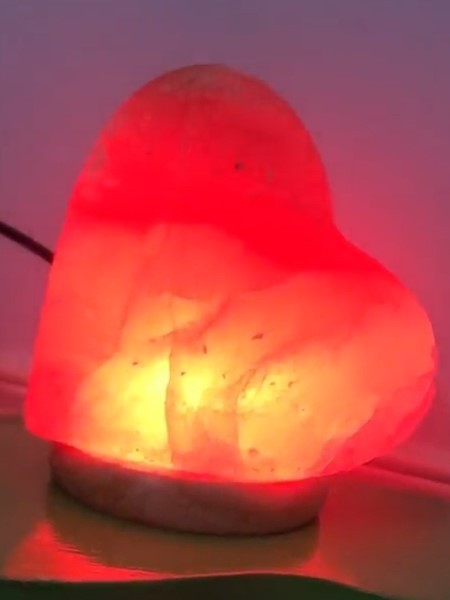 Himalayan Glow USB Heart Salt Lamp