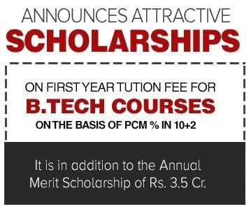 Merit Scholarships for B.Tech Students