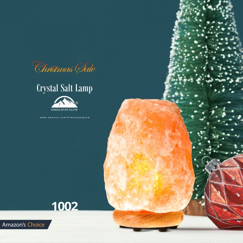 Himalayan Glow Natural Himalayan salt lamp