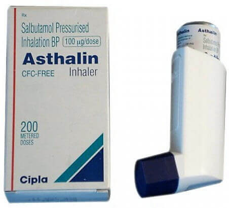 Asthalin Inhaler 100 Mcg