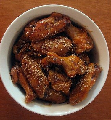 Honey and Hoisin Glazed Chicken Wings