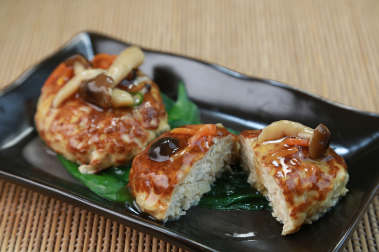 Japanese Hamburger Steak with tofu