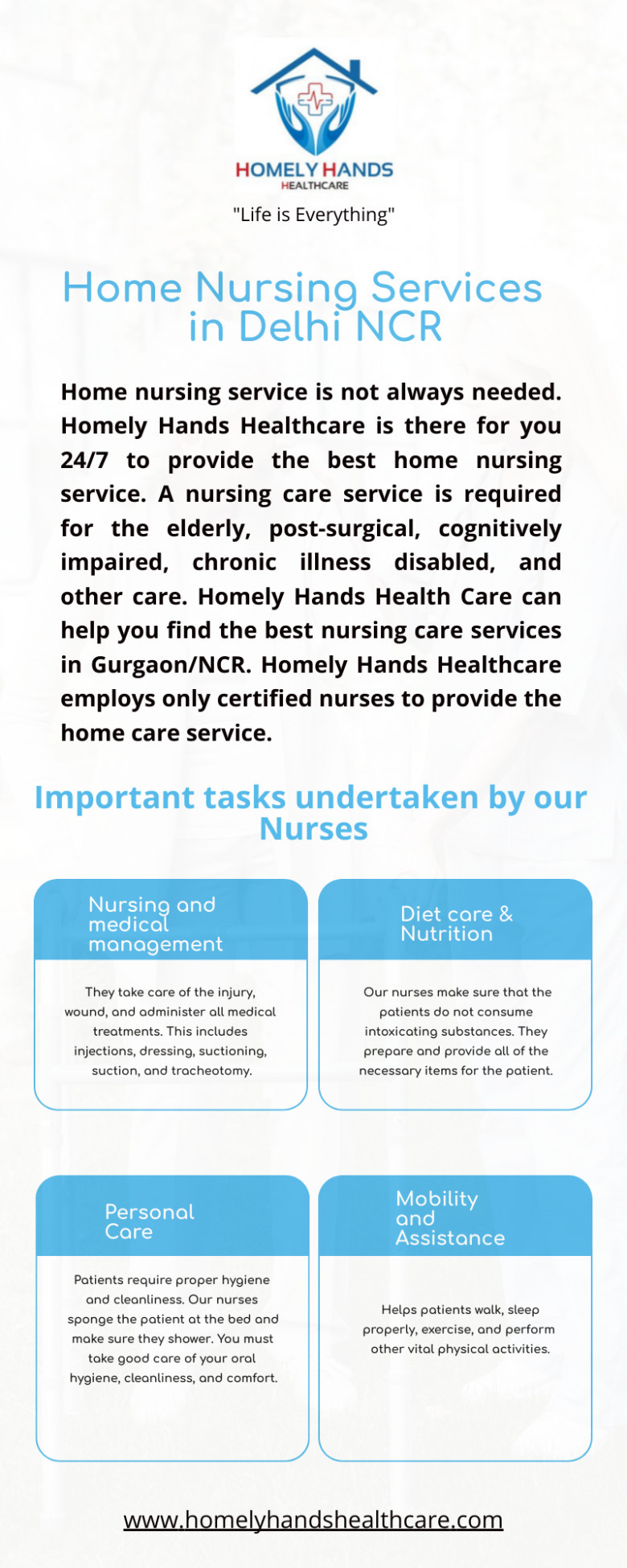 Home nursing service at home in gurgaon