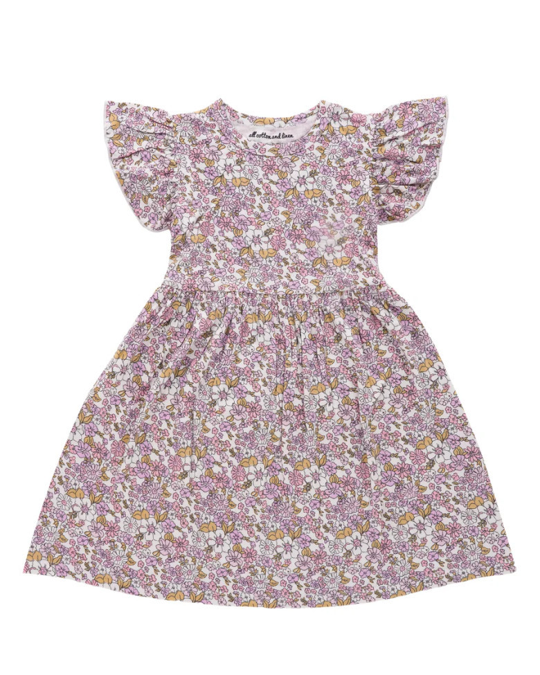 Pink Floral Toddler dress