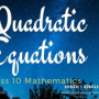 QuadraticEquations