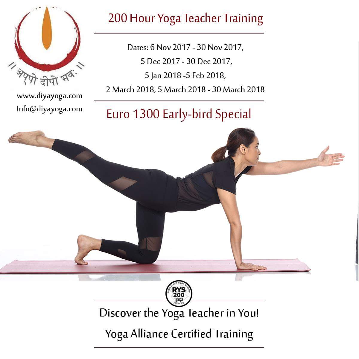 200 Hour Yoga Teacher Training | RYT 200 hours Yoga 