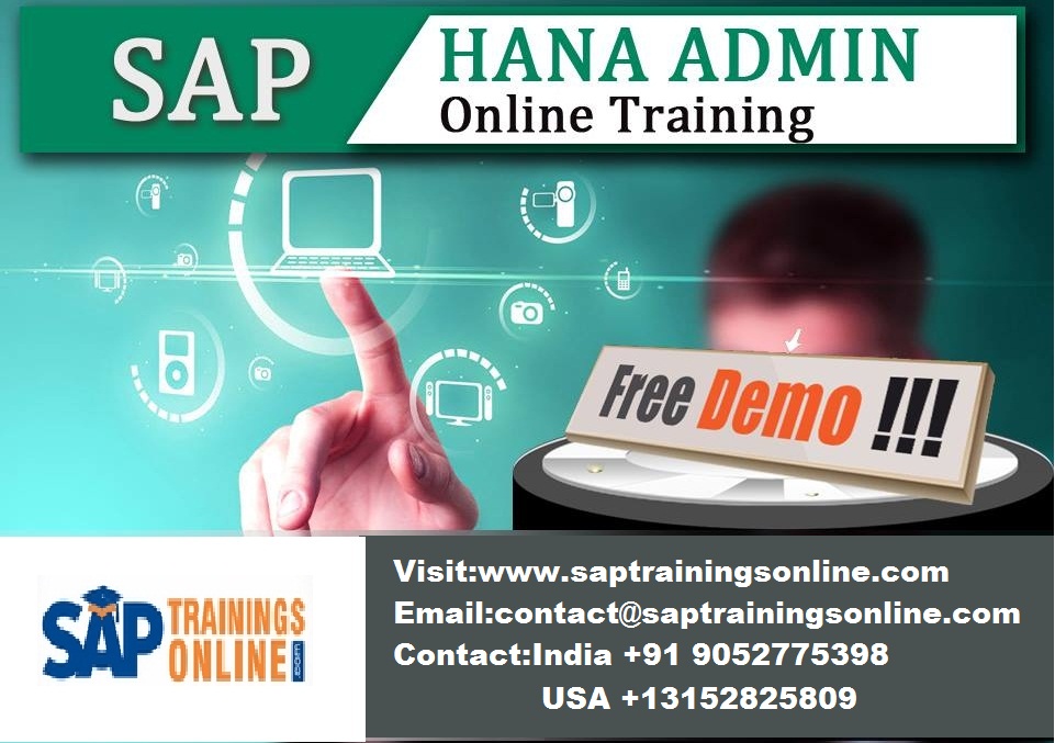 Live SAP HANA ADMIN Online Training | Online Classes By Professionals