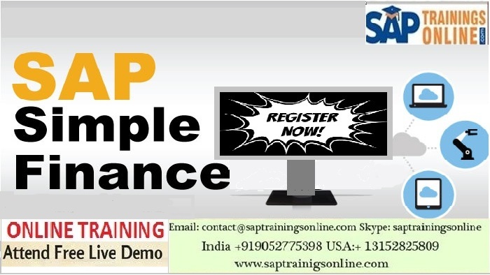 Live SAP Simple Finance Online Training Classes | SAP Trainings Online