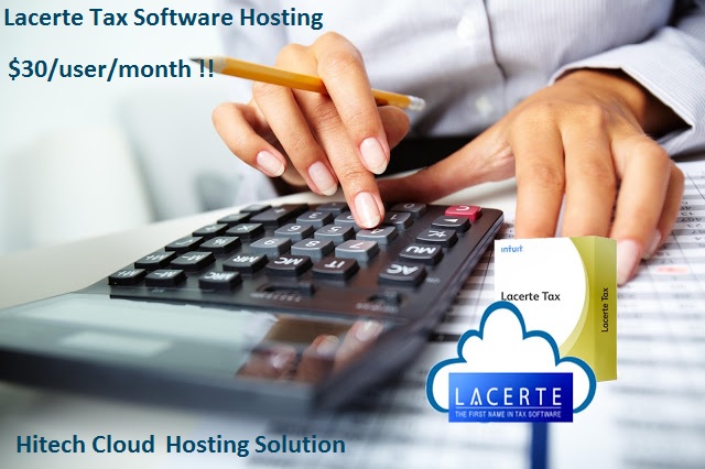 Proficient tax return filing by Lacerte cloud Hosting.
