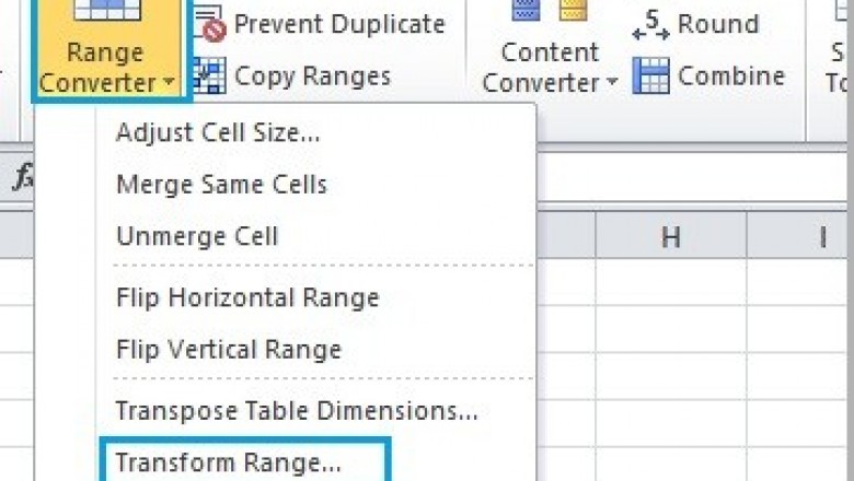 How to Change Data from Rows to Columns in Excel