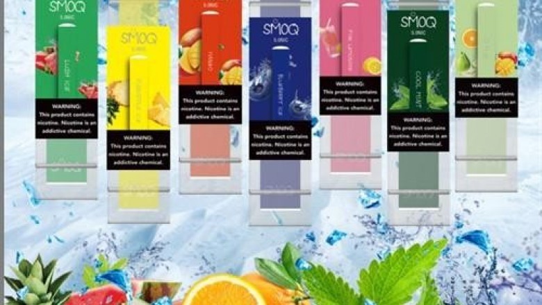 Smoq disposable pod device display of 8 - American Distributors LLC