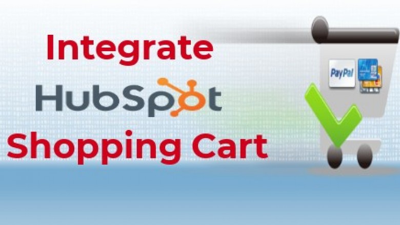 Integrate HubSpot Shopping Cart On Ecommerce Site