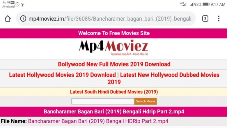 Mp4moviez: Download Latest Tamil, Malayalam & Bollywood Movies Free