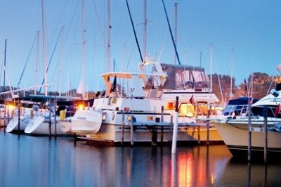 Boat Docking in Lake erie