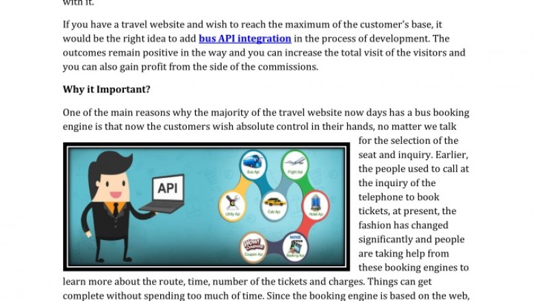 Important Basis of Bus API Integration and Why it is Important?