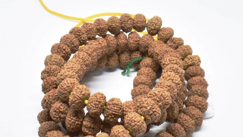 Buy Online 9 Mukhi Natural Rudraksha Mala Nepal Beads