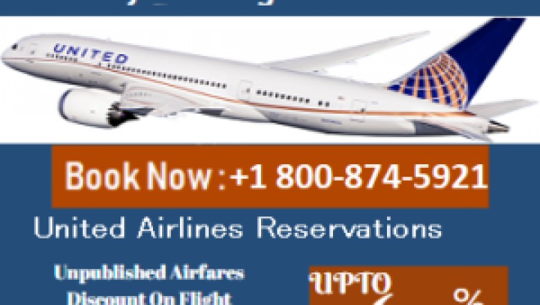 United Airlines Reservations +1 800-874-5921 Book Flight