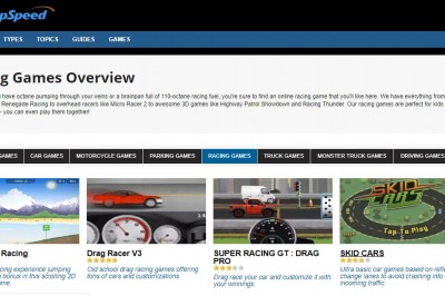 Are you interested in car games? Then take a look at racing games!