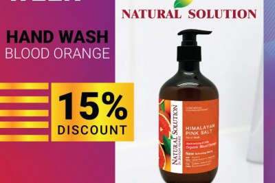 Cyber Week Deal on Natural Solution Himalayan Pink Salt Blood Orange Hand Wash