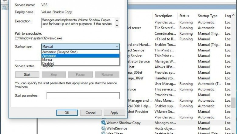 Fix: Volume Shadow Copy Service Error on Windows 10