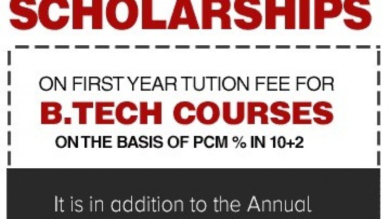 Meritorious scholarship for B.Tech students