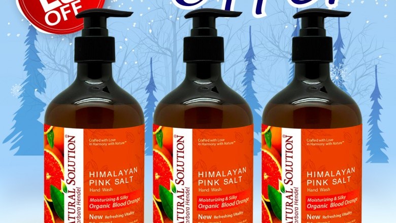Natural Solution Blood Orange Hand Soap Christmas Offer