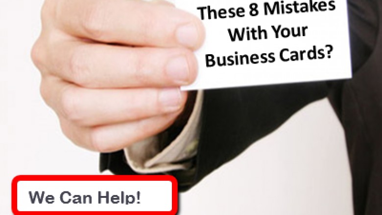 How To Avoid Common Business Card Mistakes - Calgary Economy Printers