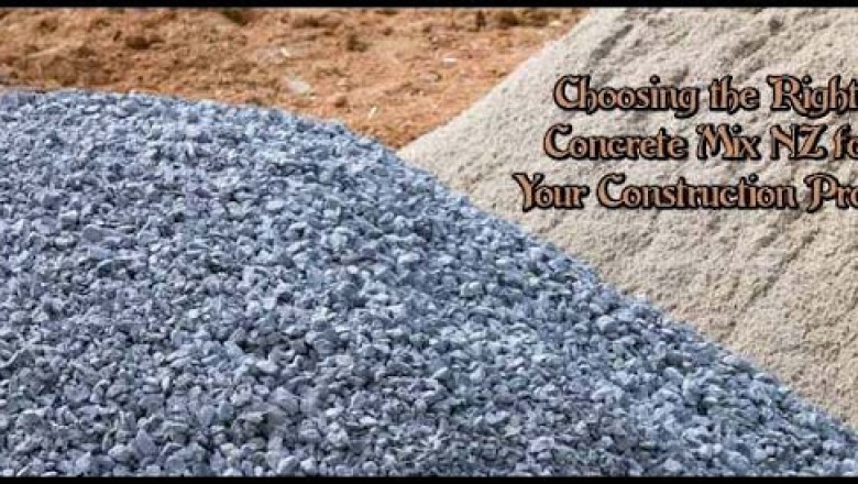 concrete mix nz for your construction project
