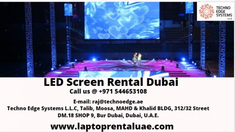 LED Screen Rental Dubai