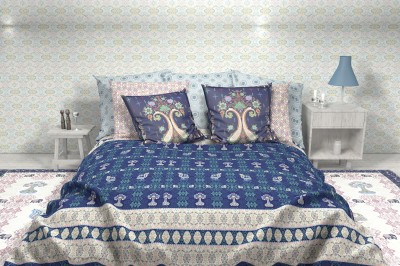 Amrita Sen Trend Diamond Tiles Decorative Pillow