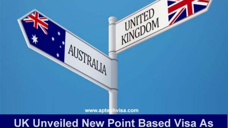 UK Unveiled New Point Based Visa As Similar As Australia Point Assessment Grid