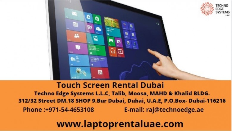 Touch Screen Rental services in Dubai