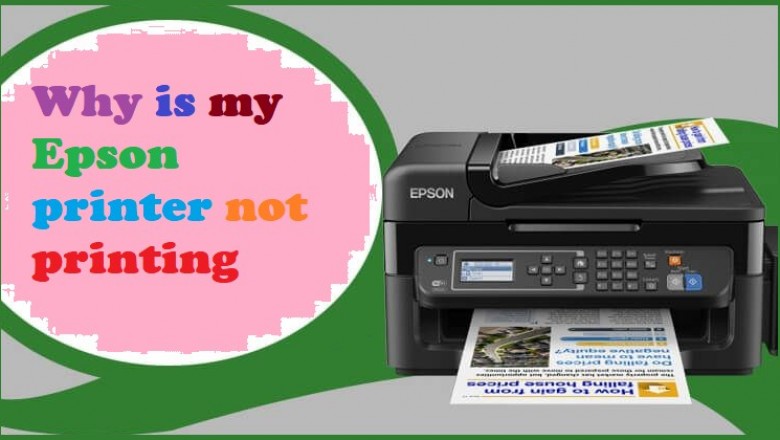 For what reason is myEpson Printer not printing anything?