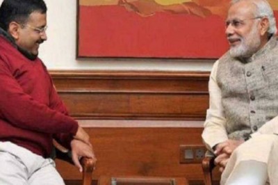 Arvind Kejriwal meets Prime Minister Narendra Modi.