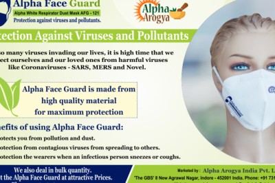 Alpha Arogya Alpha Face Guard Protection From Dust And Pollution